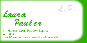 laura pauler business card